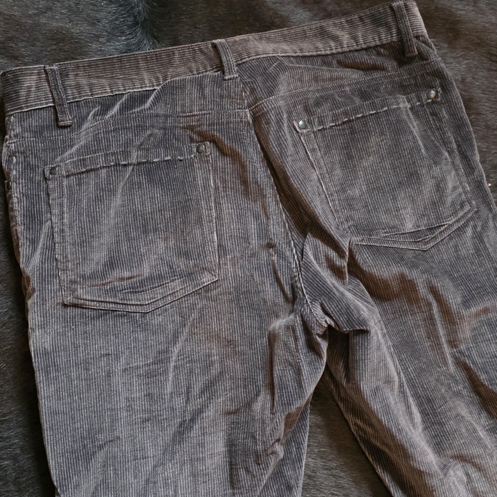 John Varvatos Charcoal Corduroy Trousers